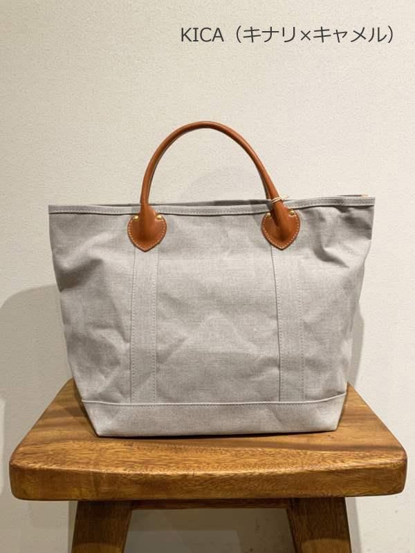 MARINEDAY(マリンデイ) No.TROOP 麻帆布×レザーハンドルトートバッグ - unfil9 正規取扱|レディース通販ショップ