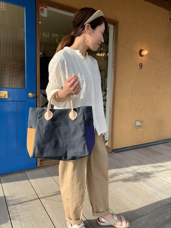 MARINEDAY(マリンデイ) No.KELLY 麻帆布サイドポケット付きトートバッグ - unfil9 正規取扱|レディース通販ショップ