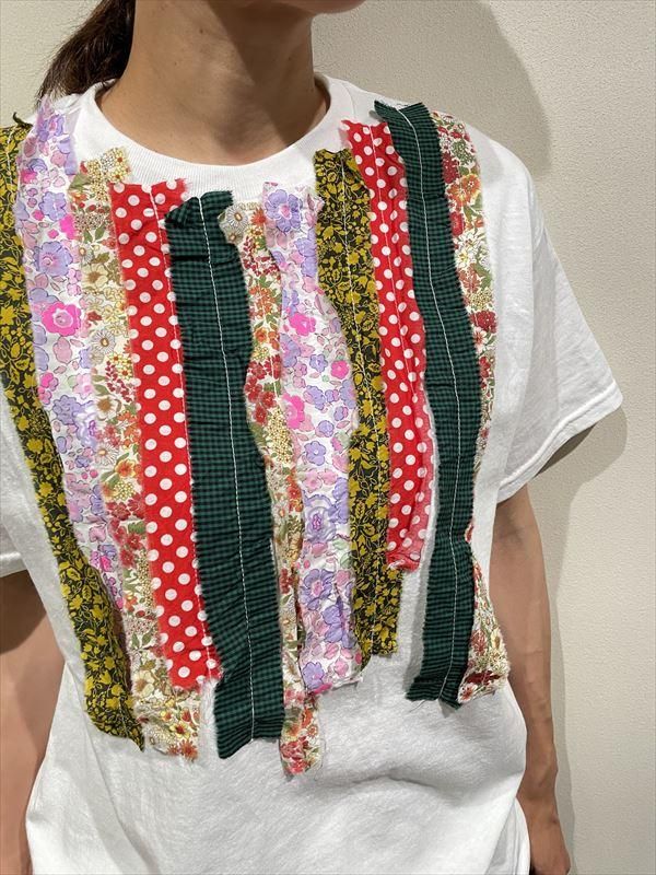 dahl'ia(ダリア) No.HD-114 マルチリボンリメイク半袖Tシャツ - unfil9 正規取扱|レディース通販ショップ