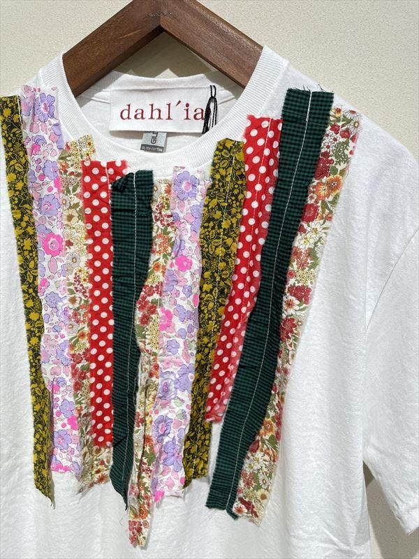 dahl'ia(ダリア) No.HD-114 マルチリボンリメイク半袖Tシャツ - unfil9 正規取扱|レディース通販ショップ