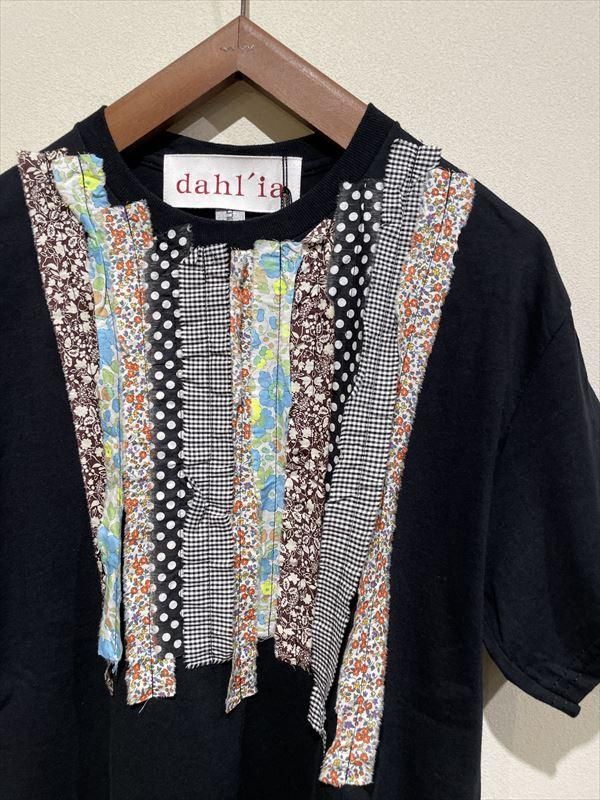 dahl'ia(ダリア) No.HD-114 マルチリボンリメイク半袖Tシャツ - unfil9 正規取扱|レディース通販ショップ
