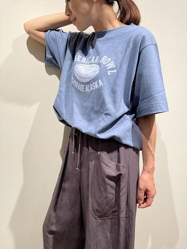 AMERICANA(アメリカーナ) No.BRF-649A/5 カレッジプリント シームレスTEE - unfil9 正規取扱|レディース通販ショップ
