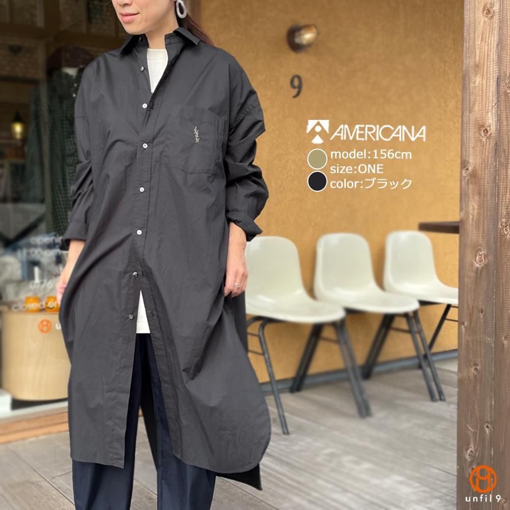 AMERICANA(アメリカーナ) No.AL-S-423 スリットロングシャツ - unfil9 正規取扱|レディース通販ショップ
