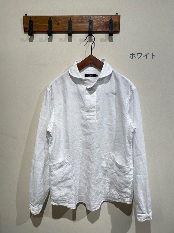 LOLO(ロロ) No.LS-3W3 定番プルオーバーリネンシャツ - unfil9 正規取扱|レディース通販ショップ