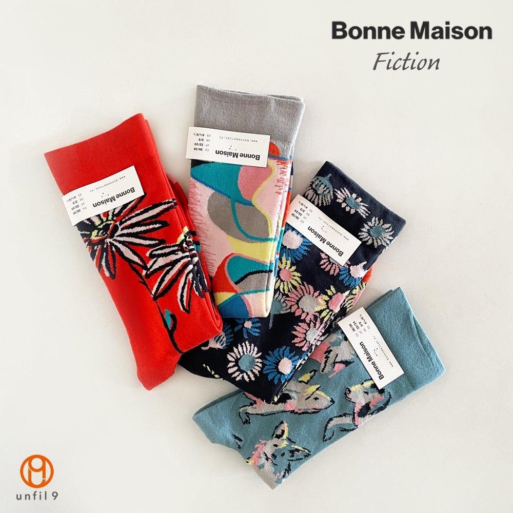 BONNE MAISON(ボンメゾン) Fiction ソックス 靴下 - unfil9 正規取扱|レディース通販ショップ