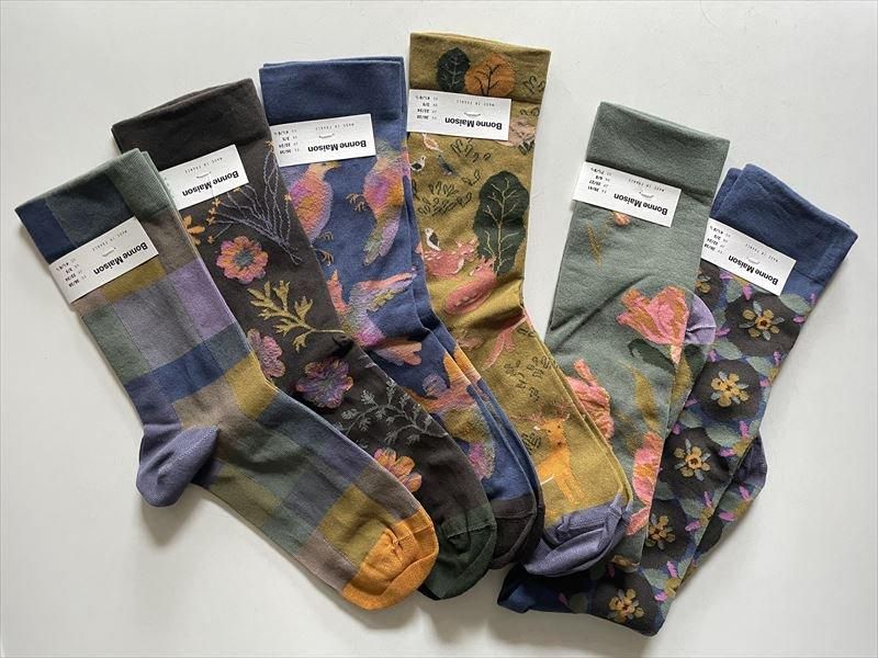 BONNE MAISON(ボンメゾン) Herbier ハイソックス 靴下 - unfil9 正規取扱|レディース通販ショップ