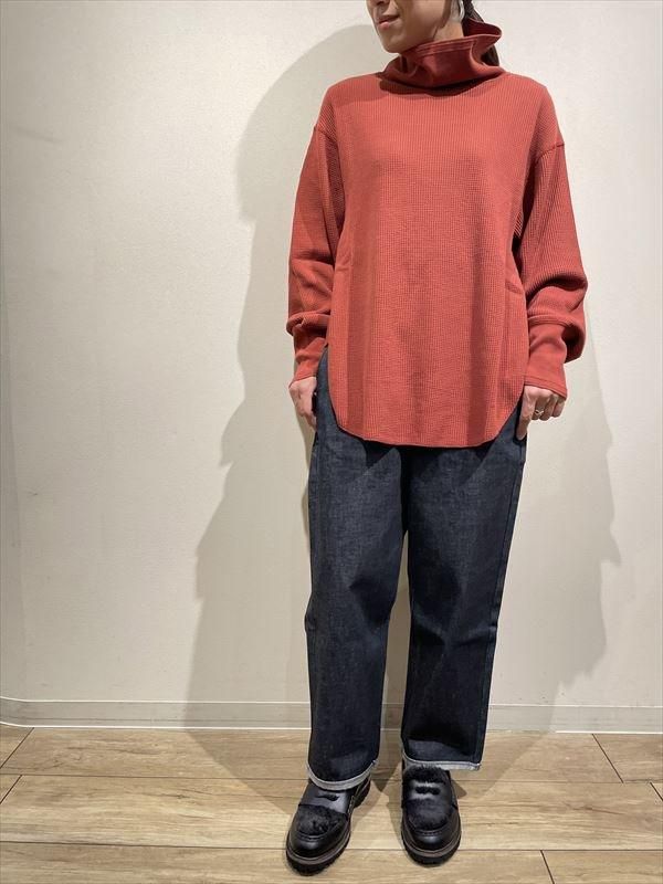 AMERICANA(アメリカーナ) No.BRF-717A コーマヘヴィーワッフルハイネックTEE - unfil9 正規取扱|レディース通販ショップ