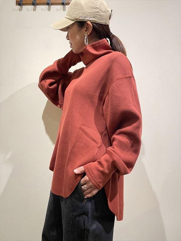 AMERICANA(アメリカーナ) No.BRF-717A コーマヘヴィーワッフルハイネックTEE - unfil9 正規取扱|レディース通販ショップ