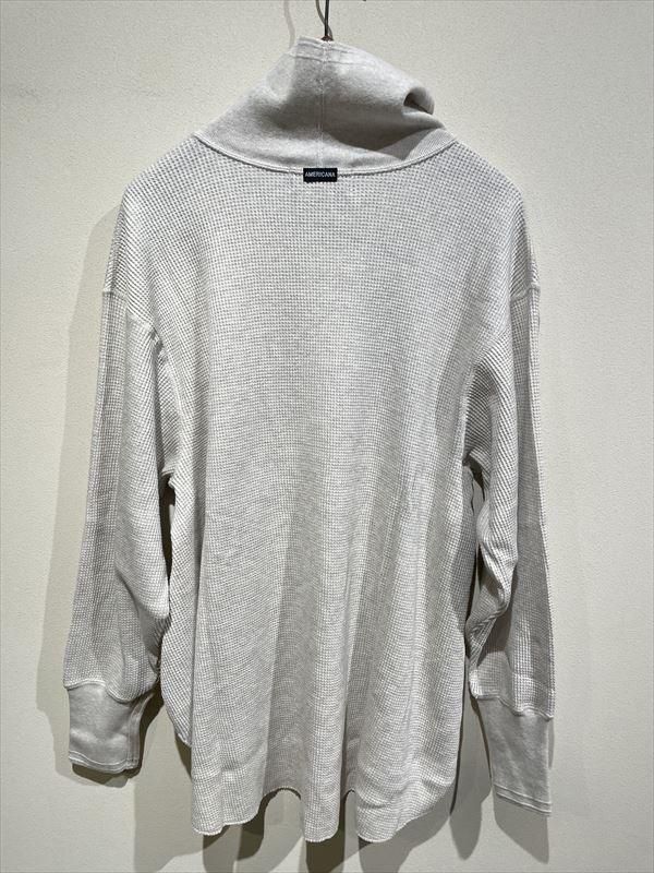 AMERICANA(アメリカーナ) No.BRF-717A コーマヘヴィーワッフルハイネックTEE - unfil9 正規取扱|レディース通販ショップ