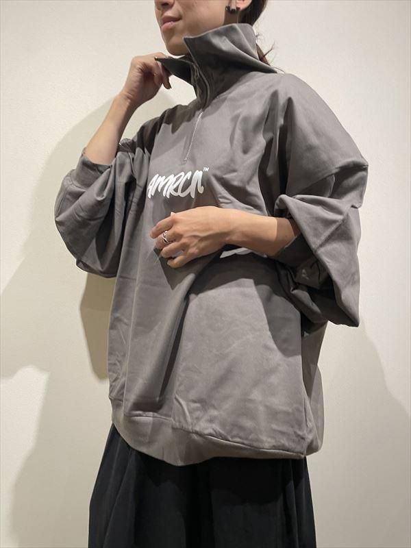 AMERICANA(アメリカーナ) No.BRF-M-724A/2 ハーフジップワイドプルオーバー - unfil9 正規取扱|レディース通販ショップ