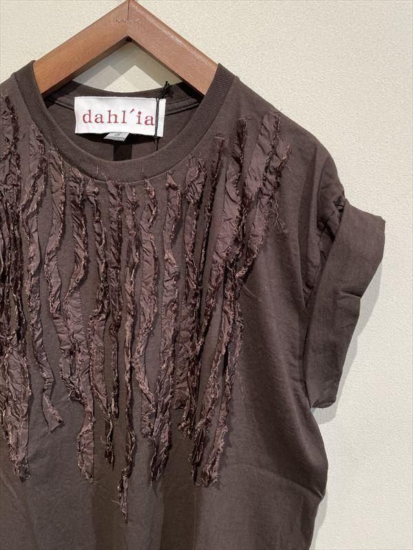 dahl'ia(ダリア) No.HD-110 キュプラリボンリメイク半袖TEE - unfil9 正規取扱|レディース通販ショップ