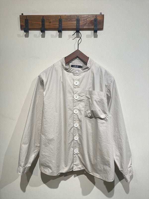 LOLO(ロロ) No.LS-430 スタンドカラーデカボタンシャツ - unfil9 正規取扱|レディース通販ショップ