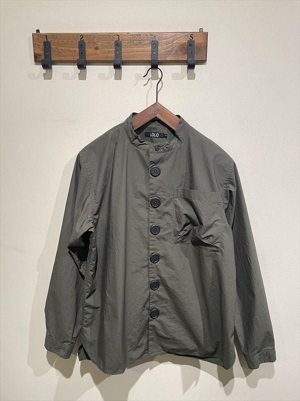 LOLO(ロロ) No.LS-430 スタンドカラーデカボタンシャツ - unfil9 正規取扱|レディース通販ショップ