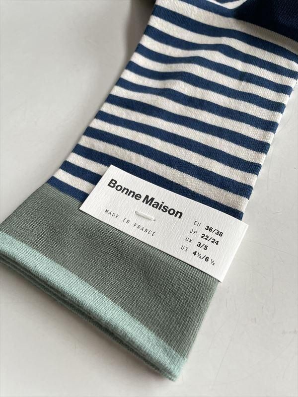 BONNE MAISON(ボンメゾン) STRIPED ソックス 靴下 - unfil9 正規取扱|レディース通販ショップ