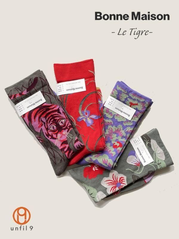 BONNE MAISON(ボンメゾン) Le Tigre ソックス 靴下 - unfil9 正規取扱|レディース通販ショップ