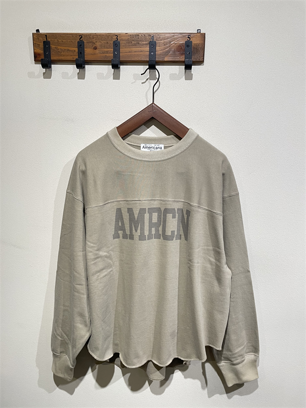 AMERICANA(アメリカーナ) No.BRF-M-773A/2 ヴィンテージ天竺フットボールロングスリーブTEE