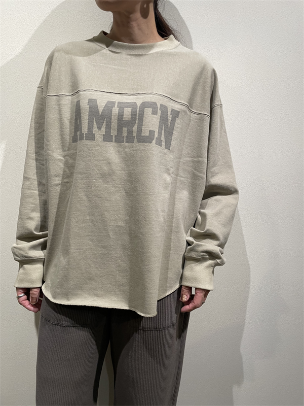 AMERICANA(アメリカーナ) No.BRF-M-773A/2 ヴィンテージ天竺フットボールロングスリーブTEE