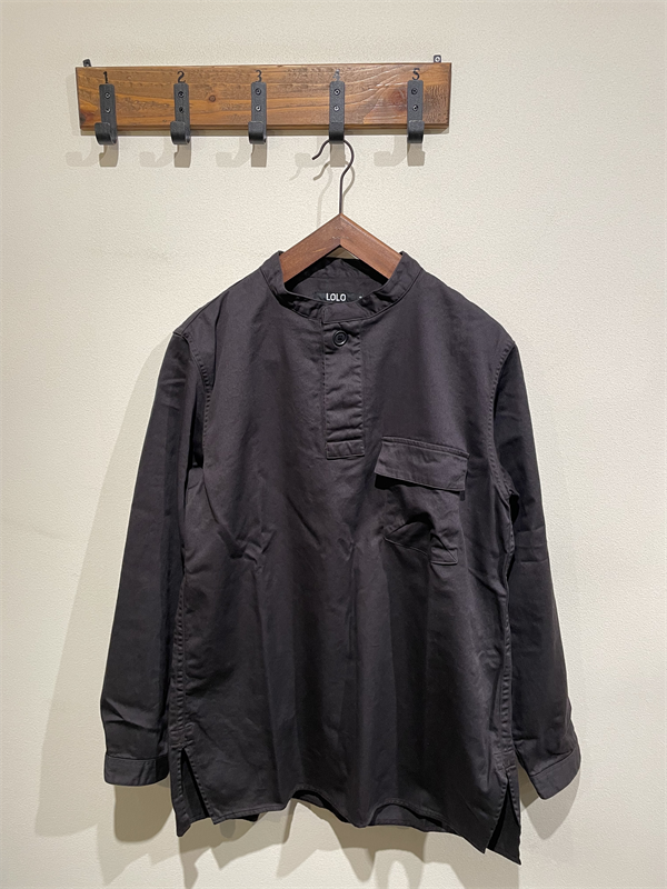 LOLO(ロロ) No.LS-441 スタンドカラープルオーバーシャツ