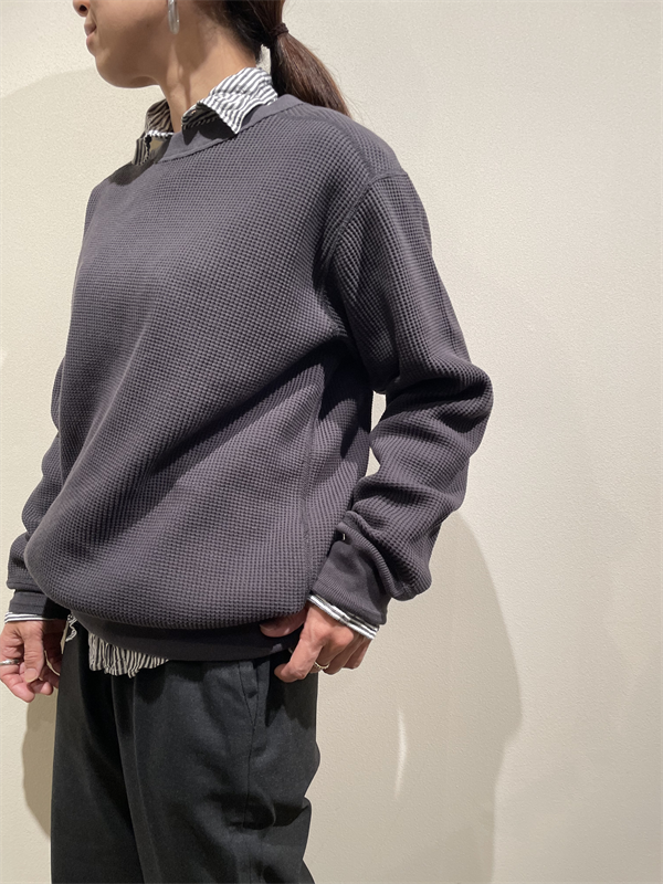 A VONTADE(アボンタージ) No.VTD-0637-CS ビッグワッフルクルーネックプルオーバー