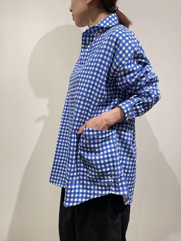 LOLO （ロロ） No.2LS-87 定番プルオーバー型プリントガーゼビッグシャツ