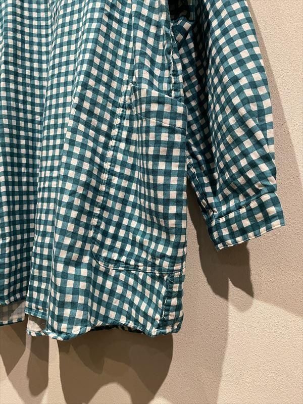 LOLO （ロロ） No.2LS-87 定番プルオーバー型プリントガーゼビッグシャツ