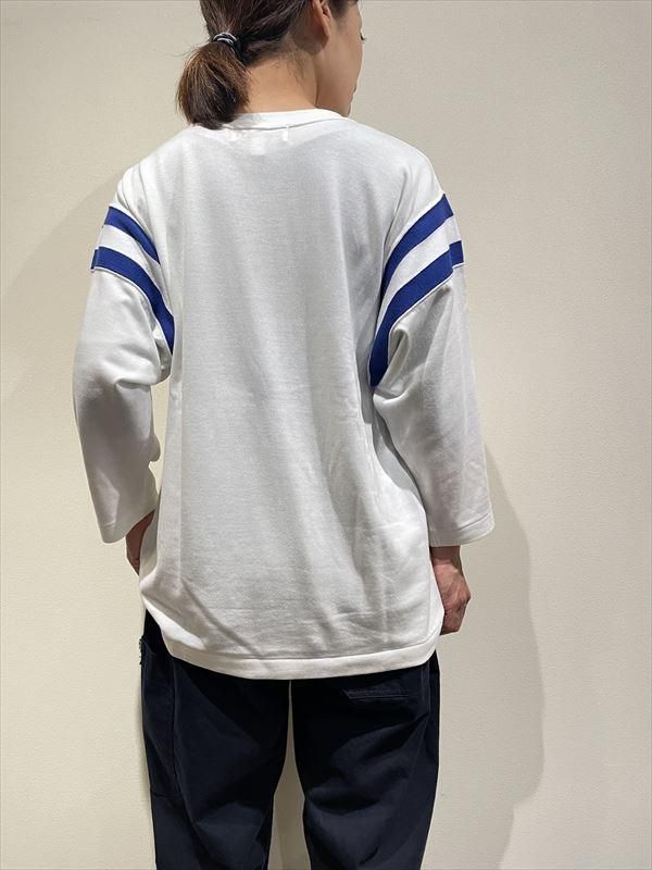 AMERICANA（アメリカーナ） No.BRF-633A/1 リヨセルコットン袖切り替えラインフットボールTEE - unfil9 正規取扱｜レディース通販ショップ