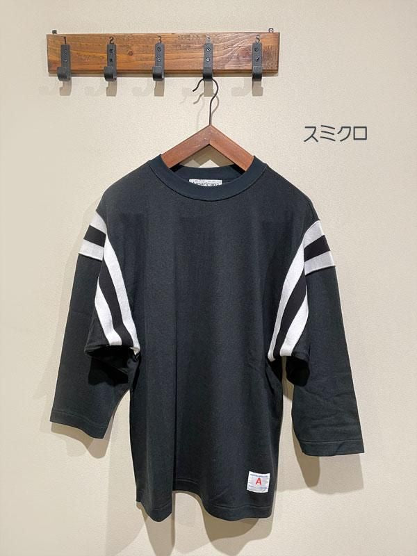 AMERICANA（アメリカーナ） No.BRF-633A/1 リヨセルコットン袖切り替えラインフットボールTEE - unfil9 正規取扱｜レディース通販ショップ