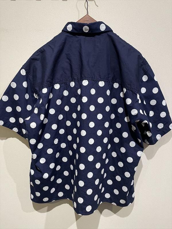 LOLO （ロロ） No.2LS-90 片玉ポケットビッグシャツ ドット - unfil9 正規取扱｜レディース通販ショップ