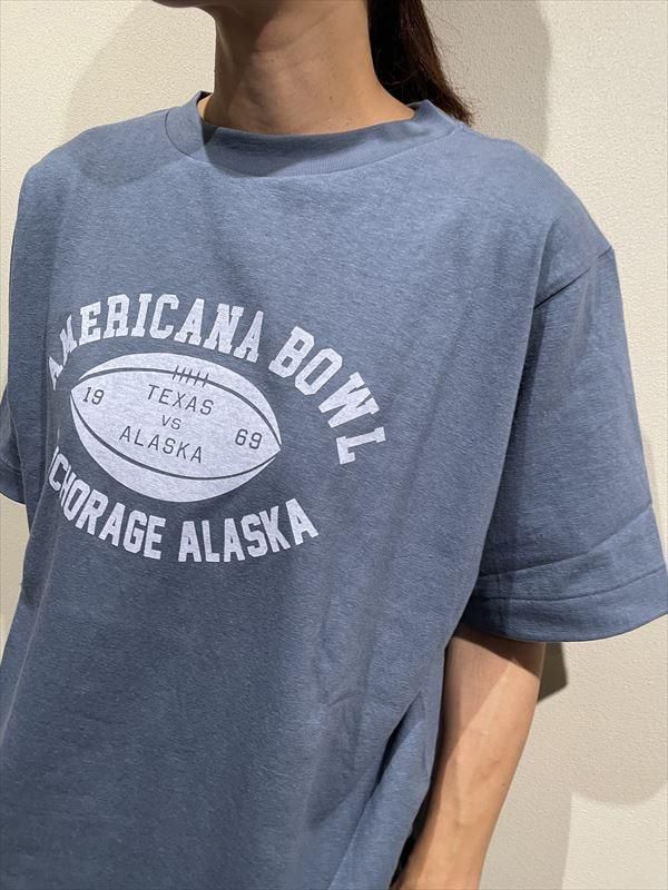 AMERICANA（アメリカーナ） No.BRF-649A/5 カレッジプリント シームレスTEE - unfil9 正規取扱｜レディース通販ショップ