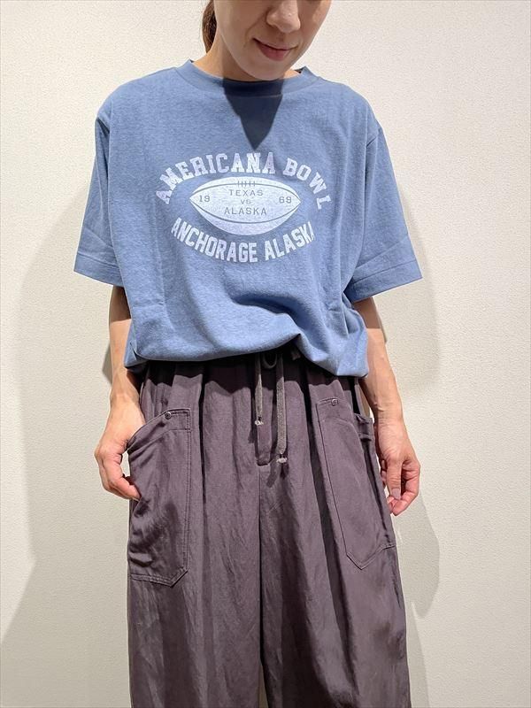 AMERICANA（アメリカーナ） No.BRF-649A/5 カレッジプリント シームレスTEE - unfil9 正規取扱｜レディース通販ショップ