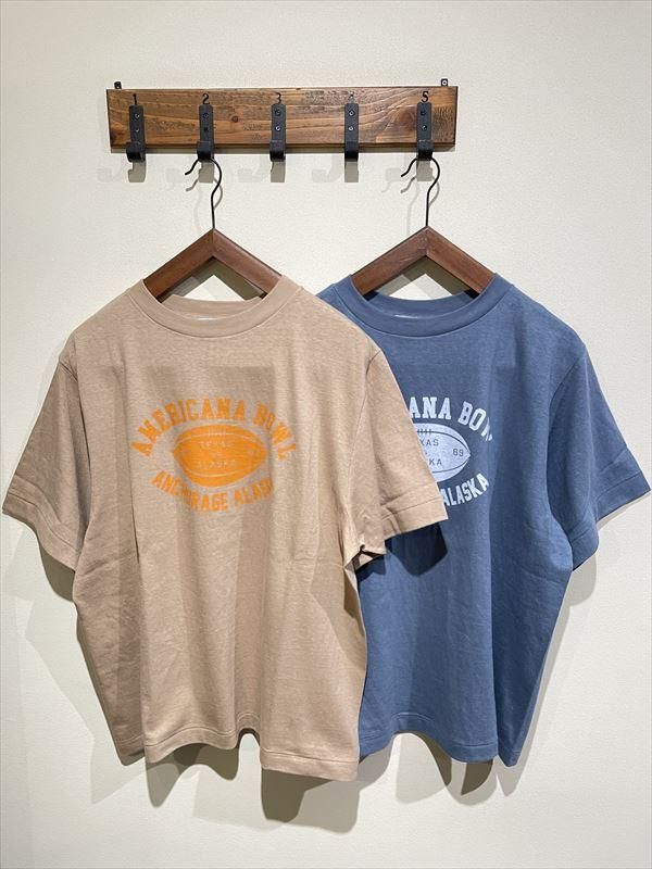 AMERICANA（アメリカーナ） No.BRF-649A/5 カレッジプリント シームレスTEE - unfil9 正規取扱｜レディース通販ショップ