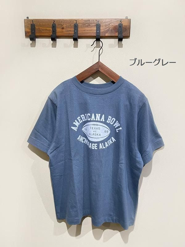 AMERICANA（アメリカーナ） No.BRF-649A/5 カレッジプリント シームレスTEE - unfil9 正規取扱｜レディース通販ショップ