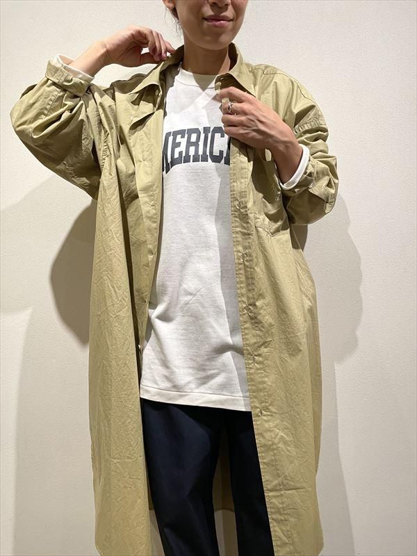 AMERICANA（アメリカーナ） No.AL-S-423 スリットロングシャツ - unfil9 正規取扱｜レディース通販ショップ
