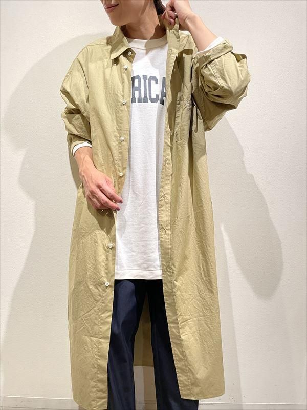AMERICANA（アメリカーナ） No.AL-S-423 スリットロングシャツ - unfil9 正規取扱｜レディース通販ショップ