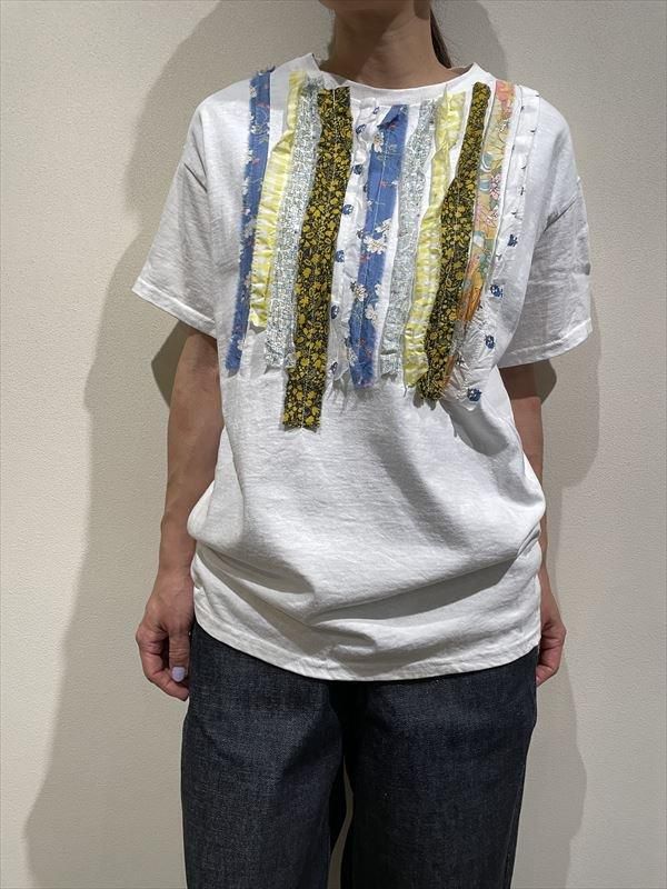 dahl'ia（ダリア） No.HD-114 マルチリボンリメイク半袖Tシャツ - unfil9 正規取扱｜レディース通販ショップ