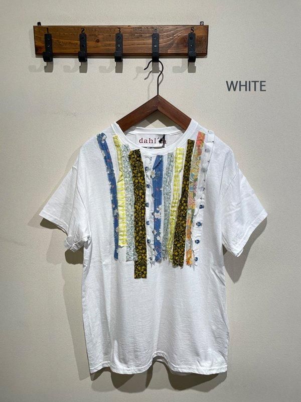 dahl'ia（ダリア） No.HD-114 マルチリボンリメイク半袖Tシャツ - unfil9 正規取扱｜レディース通販ショップ