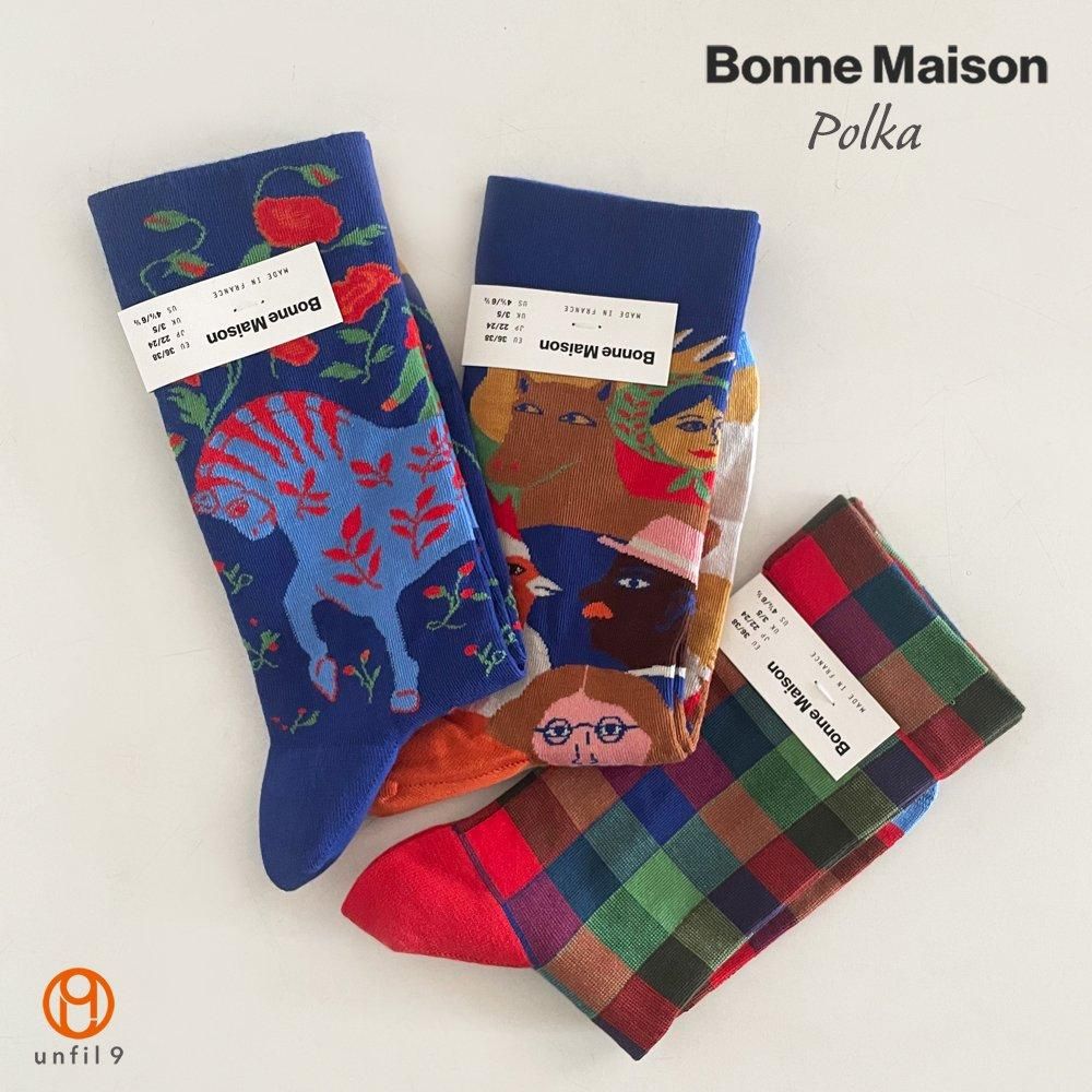 BONNE MAISON（ボンメゾン） Polka ソックス 靴下 - unfil9 正規取扱｜レディース通販ショップ