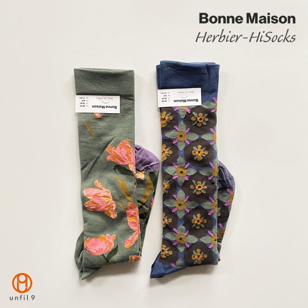 BONNE MAISON（ボンメゾン） Herbier ハイソックス 靴下 - unfil9 正規取扱｜レディース通販ショップ