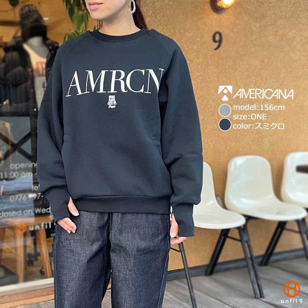 AMERICANA（アメリカーナ） No.BRF-733A/2 バックジップワイドプルオーバースウェット - unfil9 正規取扱｜レディース通販ショップ