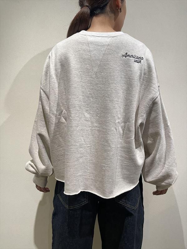 AMERICANA（アメリカーナ） No.BRF-736A/1 ショート丈カットオフスウェット - unfil9 正規取扱｜レディース通販ショップ