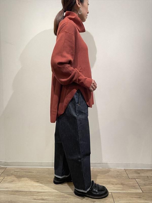 AMERICANA（アメリカーナ） No.BRF-717A コーマヘヴィーワッフルハイネックTEE - unfil9 正規取扱｜レディース通販ショップ