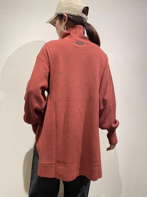AMERICANA（アメリカーナ） No.BRF-717A コーマヘヴィーワッフルハイネックTEE - unfil9 正規取扱｜レディース通販ショップ