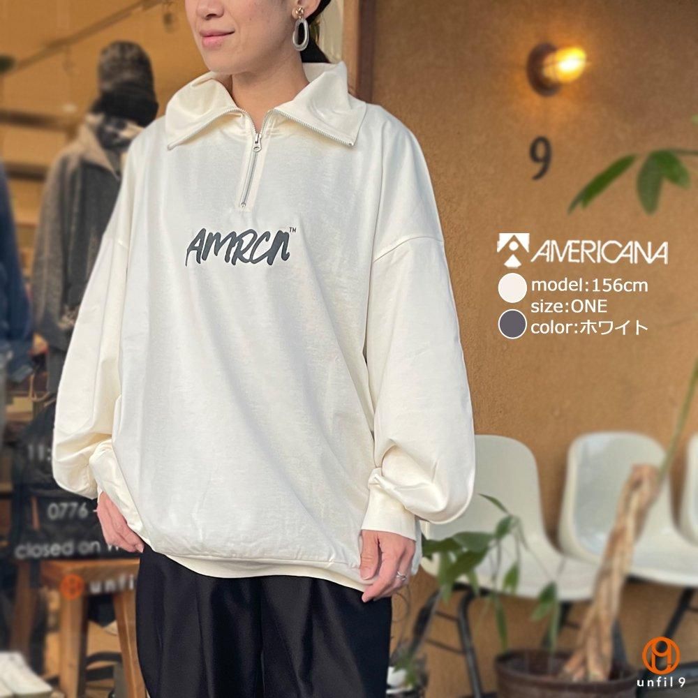 AMERICANA（アメリカーナ） No.BRF-M-724A/2 ハーフジップワイドプルオーバー - unfil9 正規取扱｜レディース通販ショップ