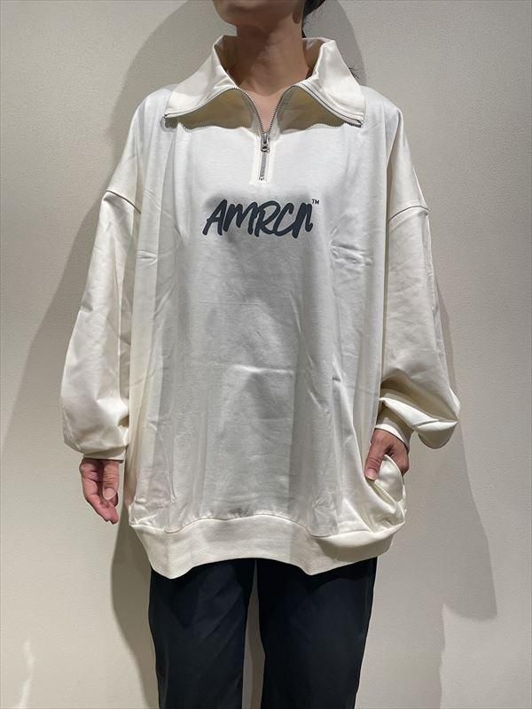 AMERICANA（アメリカーナ） No.BRF-M-724A/2 ハーフジップワイドプルオーバー - unfil9 正規取扱｜レディース通販ショップ