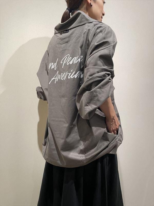 AMERICANA（アメリカーナ） No.BRF-M-724A/2 ハーフジップワイドプルオーバー - unfil9 正規取扱｜レディース通販ショップ
