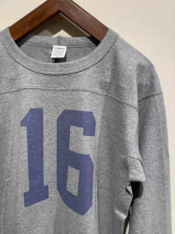 A VONTADE（アボンタージ） No.VTD-0576-CS-P1 7.5ozフットボールTシャツ -16- - unfil9 正規取扱｜レディース通販ショップ