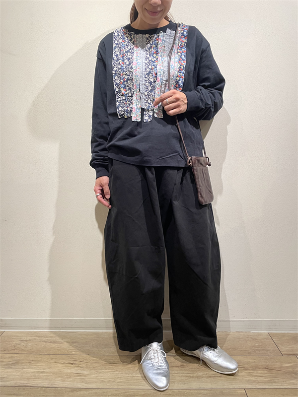 dahi'ia（ダリア） No.HD-55 マルチリボンリメイク長袖Tシャツ