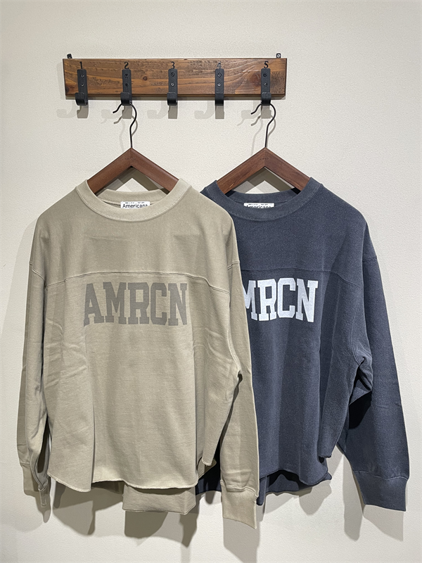 AMERICANA（アメリカーナ） No.BRF-M-773A/2 ヴィンテージ天竺フットボールロングスリーブTEE