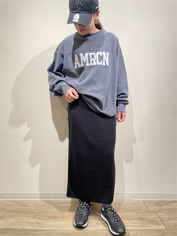 AMERICANA（アメリカーナ） No.BRF-M-773A/2 ヴィンテージ天竺フットボールロングスリーブTEE