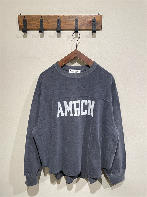 AMERICANA（アメリカーナ） No.BRF-M-773A/2 ヴィンテージ天竺フットボールロングスリーブTEE